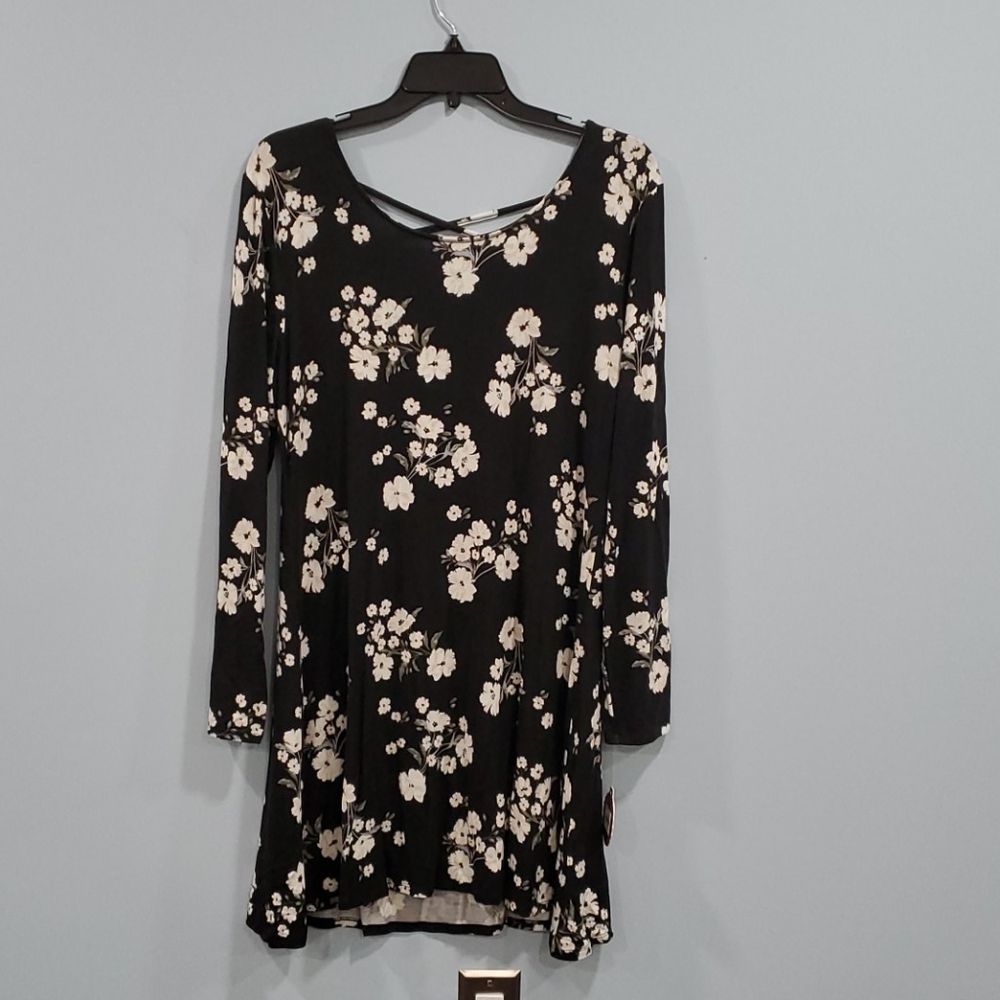 Black Floral Dress